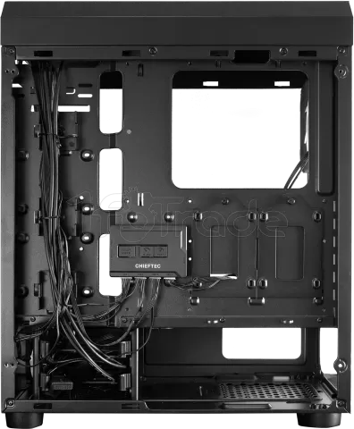 Photo de Boitier Moyen Tour ATX Chieftec Scorpion 4 RGB avec panneau vitré (Noir)