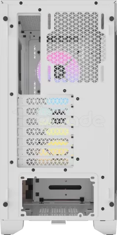 Photo de Boitier Moyen Tour ATX Corsair 3000D Airflow RGB avec panneaux vitrés (Blanc)