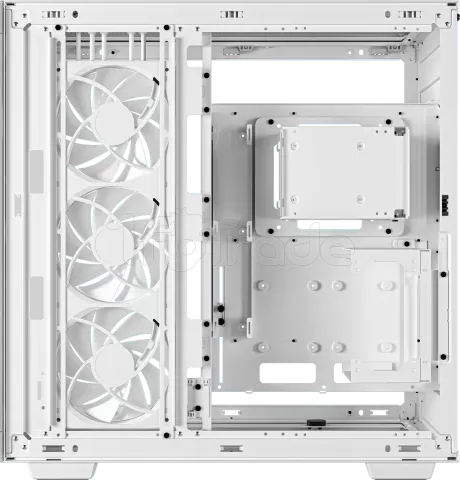 Photo de Boitier Moyen Tour ATX DeepCool CH780 RGB avec panneaux vitrés (Blanc)