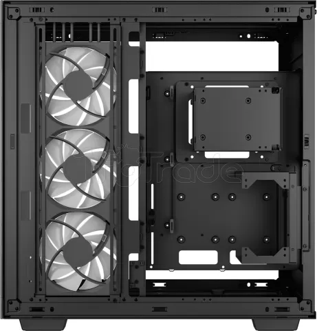 Photo de Boitier Moyen Tour ATX DeepCool CH780 RGB avec panneaux vitrés (Noir)