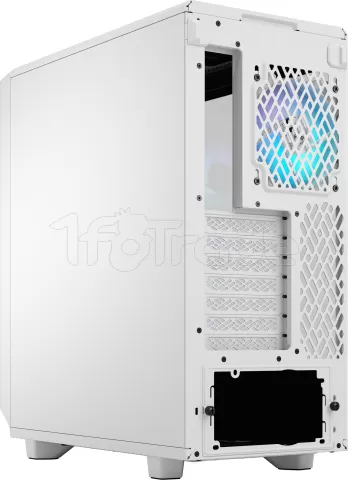 Photo de Boitier Moyen Tour ATX Fractal Design Meshify 2 Compact RGB avec panneau vitré (Blanc)