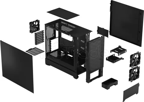 Photo de Boitier Moyen Tour ATX Fractal Design Pop Air (Noir)