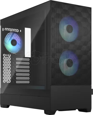 Photo de Boitier Moyen Tour ATX Fractal Design Pop Air RGB avec panneau vitré (Noir)