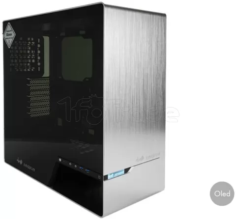 Photo de Boitier Moyen Tour ATX InWin 905 RGB avec panneau vitré (Argent)