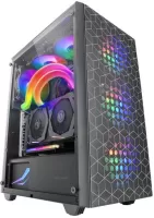 Photo de Boitier Moyen Tour ATX Mars Gaming MC-Mag RGB avec panneau vitré (Noir)