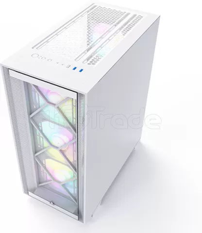 Photo de Boitier Moyen Tour ATX Montech Air 1000 Premium RGB avec panneau vitré (Blanc)