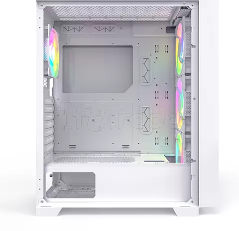 Photo de Boitier Moyen Tour ATX Montech Air 1000 Premium RGB avec panneau vitré (Blanc)