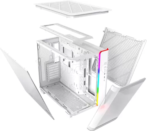 Photo de Boitier Moyen Tour ATX Montech King 95 RGB avec panneaux vitrés (Blanc)