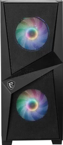 Photo de Boitier Moyen Tour ATX MSI Mag Forge 100M RGB avec panneau vitré (Noir)