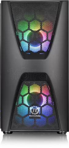 Photo de Boitier Moyen Tour ATX Thermaltake Commander C34 RGB avec panneau vitré (Noir)