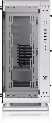 Photo de Boitier Moyen Tour ATX Thermaltake Core P6 TG avec panneaux vitrés (Blanc)