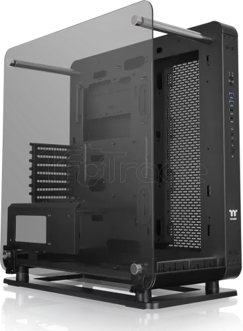 Photo de Boitier Moyen Tour ATX Thermaltake Core P6 TG avec panneaux vitrés (Noir)