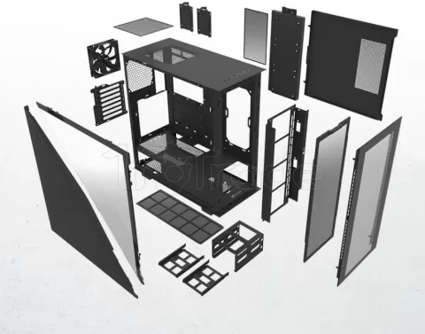 Photo de Boitier Moyen Tour ATX Thermaltake Divider 300 TG avec panneau vitré (Noir)