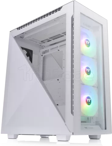 Photo de Boitier Moyen Tour ATX Thermaltake Divider 500 TG RGB avec panneau vitré (Blanc)