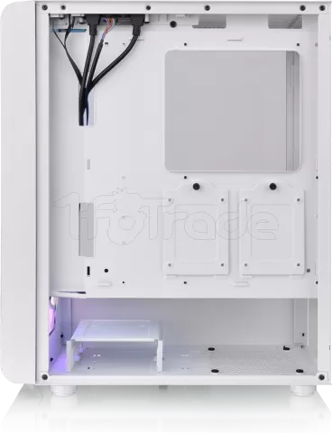 Photo de Boitier Moyen Tour ATX Thermaltake S200 TG RGB avec panneau vitré (Blanc)