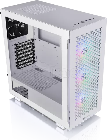 Photo de Boitier Moyen Tour ATX Thermaltake V350 TG Air RGB avec panneau vitré (Blanc)