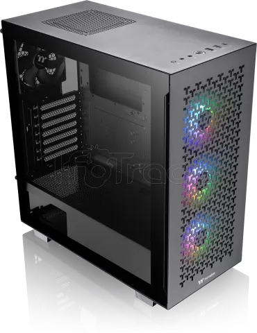 Photo de Boitier Moyen Tour ATX Thermaltake V350 TG Air RGB avec panneau vitré (Noir)