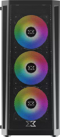 Photo de Boitier Moyen Tour ATX Xigmatek Master X RGB avec panneaux vitrés