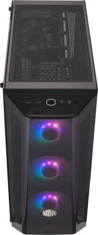 Photo de Boitier Moyen Tour E-ATX Cooler Master MasterBox MB520-A RGB avec panneau vitré (Noir)