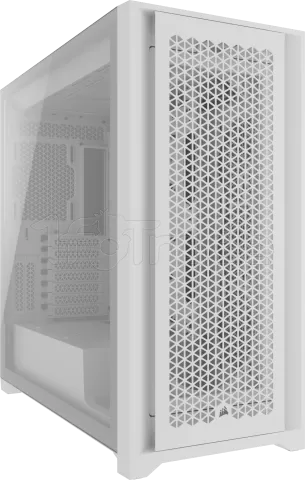 Photo de Boitier Moyen Tour E-ATX Corsair 5000D Core Airflow avec panneau vitré  (Blanc)