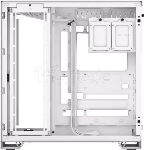 Photo de Boitier Moyen Tour E-ATX Corsair 6500D Airflow RGB avec panneau vitré (Blanc)