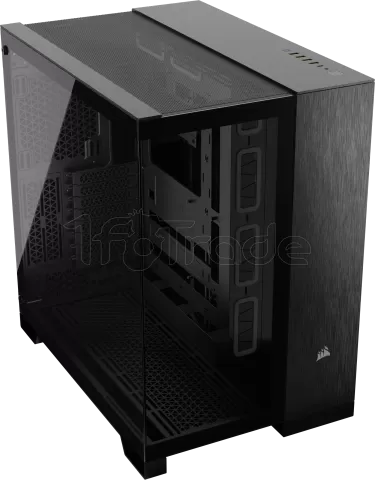 Photo de Boitier Moyen Tour E-ATX Corsair 6500X avec panneaux vitrés (Noir/Gris)