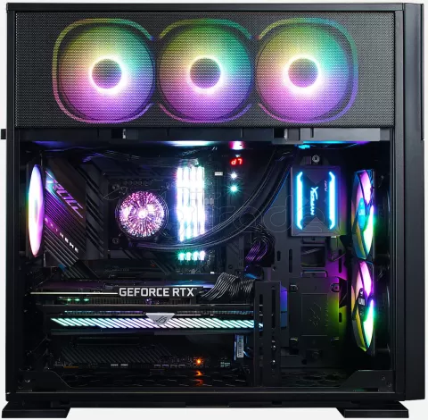 Photo de Boitier Moyen Tour E-ATX InWin N515 Nebula Ultra Cooling Edition RGB avec panneau vitré (Noir)