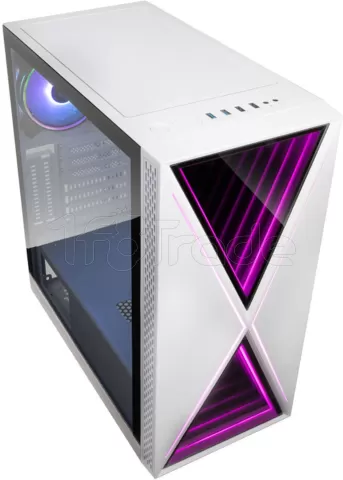 Photo de Boitier Moyen Tour E-ATX Kolink Void X RGB avec panneaux vitrés (Blanc)