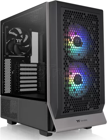 Photo de Boitier Moyen Tour E-ATX Thermaltake Ceres 300 TG RGB avec panneau vitré (Noir)