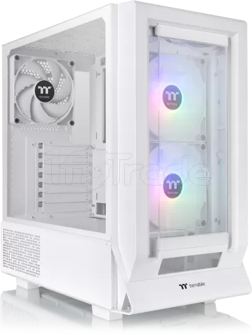 Photo de Boitier Moyen Tour E-ATX Thermaltake Ceres 350 MX RGB avec panneaux vitrés (Blanc)