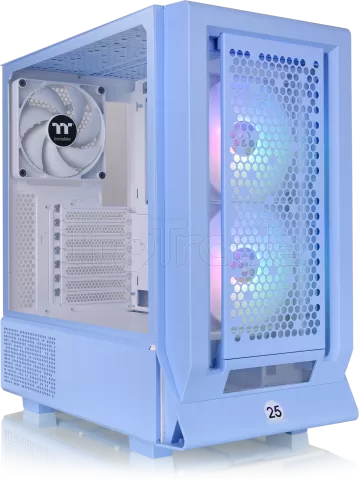 Photo de Boitier Moyen Tour E-ATX Thermaltake Ceres 350 MX RGB avec panneaux vitrés (Bleu)