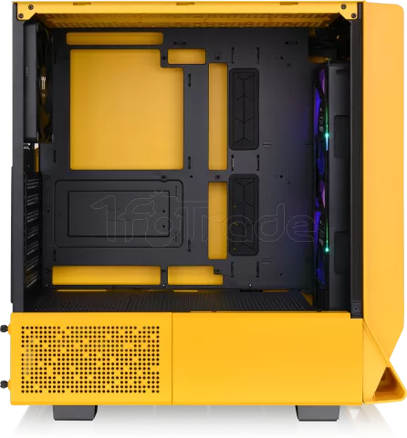 Photo de Boitier Moyen Tour E-ATX Thermaltake Ceres 350 MX RGB avec panneaux vitrés (Jaune)