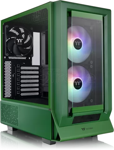 Photo de Boitier Moyen Tour E-ATX Thermaltake Ceres 350 MX RGB avec panneaux vitrés (Vert)