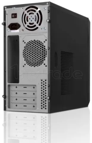 Photo de Boitier Tour Micro ATX MaxInPower Smart BM1080 + Alimentation 480W (Noir)