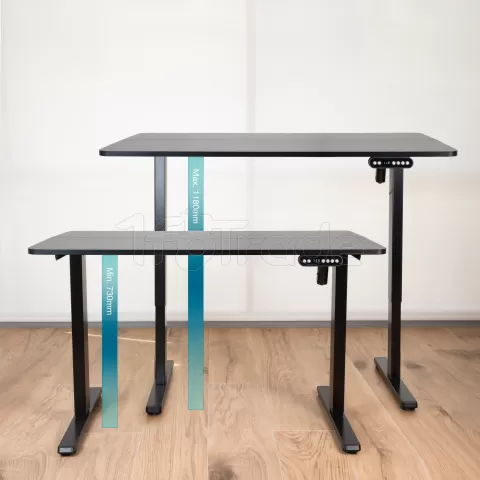 Photo de Bureau ergonomique motorisé TooQ Origami (Noir)