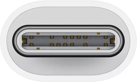 Photo de Câble adaptateur Apple Lightning mâle 1.2 vers USB-C 10cm (Blanc)