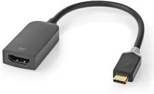 Photo de Câble adaptateur Nedis USB-C vers HDMI 1.4 - 20cm M/F (Noir)