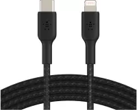 Photo de Câble Belkin BoostCharge USB-C vers Lightning 1m M/M (Noir)