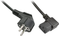 Photo de Cable d'Alimentation Lindy coudé 2m (Noir)