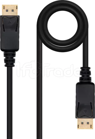 Photo de Câble DisplayPort 1.2 Nanocable 2m M/M (Noir)