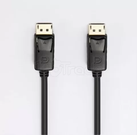 Photo de Cable Displayport 1.4 D2 Diffusion 2m M/M Système verrouillage (Noir)