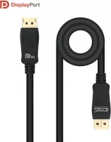 Photo de Câble DisplayPort 1.4 Nanocable 2m M/M (Noir)