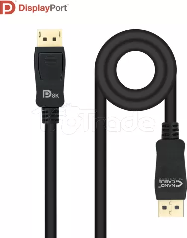 Photo de Câble DisplayPort 1.4 Nanocable 3m M/M (Noir)