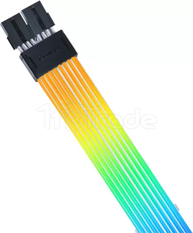 Photo de Câble Double 8 Pin Lian Li Strimer Wireless RGB - 8-1 GPU