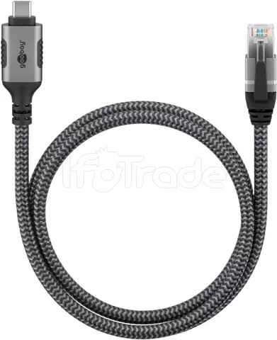 Photo de Cable Goobat USB vers RJ45 1m (Gris)