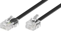 Photo de Câble Goobay RJ11 vers RJ45 - 3m (Noir)