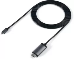 Photo de Câble HDMI 2.0 Satechi vers USB-C 1,8m M/M (Gris)