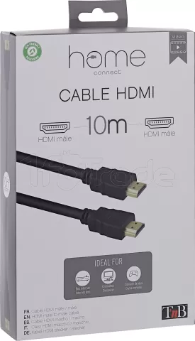 Photo de Câble HDMI 2.0 T'nB M/M 10m (Noir)