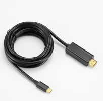 Photo de Cable HDMI D2 Diffusion vers USB-C 2m M/M (Noir)