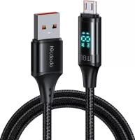 Photo de Câble Mcdodo Digital HD USB-C vers Micro USB avec écran 1,2m M/M 18W (Noir)